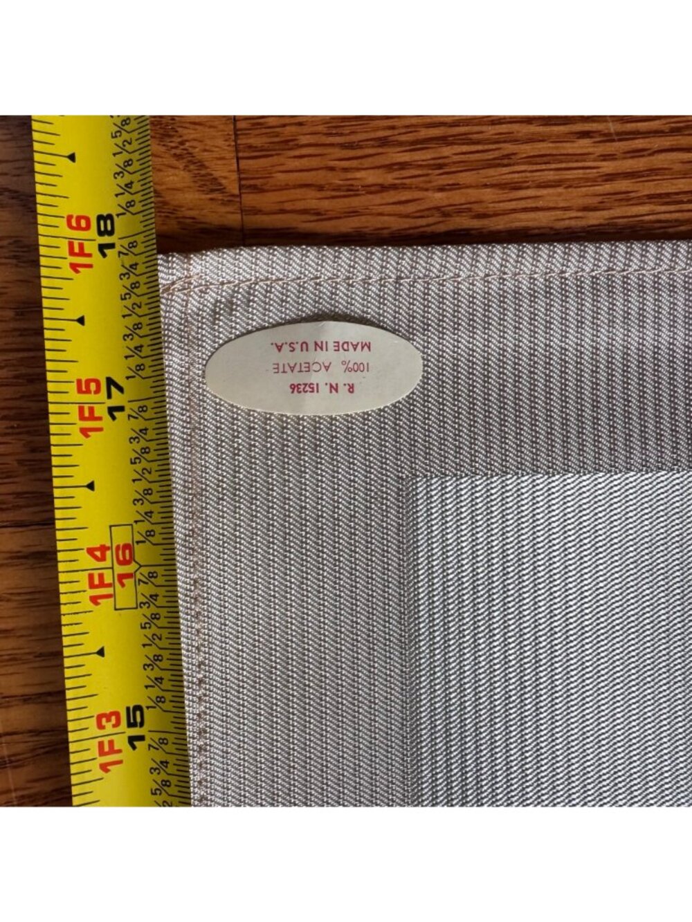 14 Crystal Glow Vintage Celanese Acetate Stain-Resistant Napkins Table Damask - Picture 2 of 12